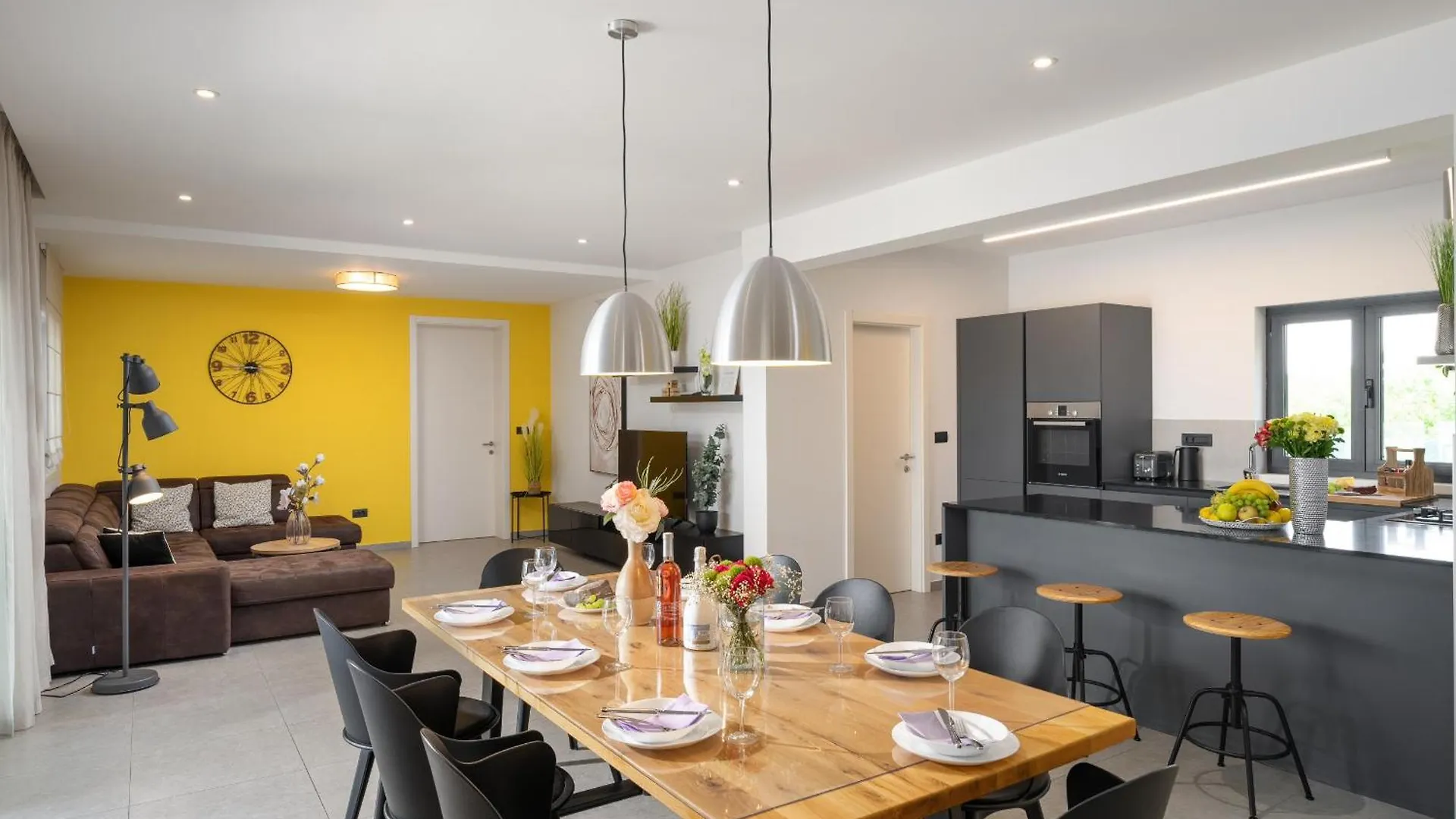 Villa Anni For 10 People In Porec With Heated Pool, Sea View & Kids Room And Playground